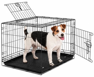SMH LINE Hondenbench - Opvouwbaar - Bench - Hond / Kat - 90x57x64 cm - Zwart