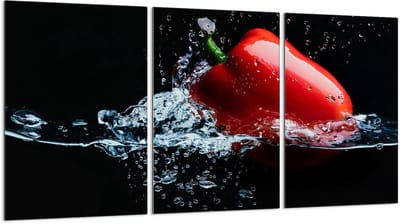 TMK ArtDeko Serie - Glazen Beschermplaat voor Kookplaat - 3x30x52 cm - Meerdere Toepassingen