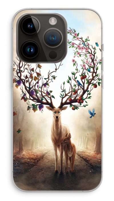 Case Company® - Hoesje geschikt voor iPhone 14 Pro hoesje - Seasons Change - Soft Cover Telefoonhoesje - Bescherming aan alle Kanten en Schermrand