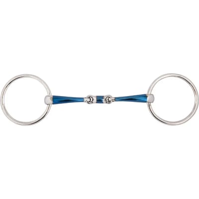 BR Watertrens Dubbel Gebroken Magic System, Sweet Iron 14 mm Blauw/Zilver - 13,5