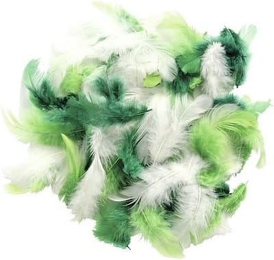 Hobby/knutsel sierveren - groen tinten - 20x gram - decoratie sierveren - knutsel materiaal