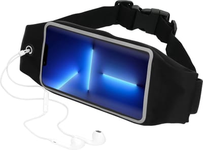 Mobiparts Comfort Fit Sport Belt geschikt voor Apple iPhone 13 Pro Max - Zwart