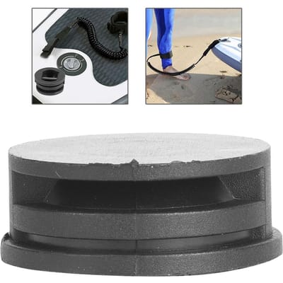 2 stuks Surfing Leash Plug Surfplank Longboard Shortboard Paddleboard Voet Touw Cup Professionele Accessoires zwart zwart