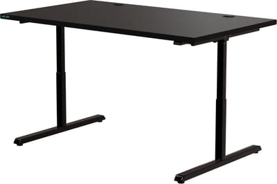 GAME HERO® Maven X2 Zit Sta Gaming Bureau - Elektrisch Verstelbaar - Met LED Verlichting - 132 x 65 cm - Zwart