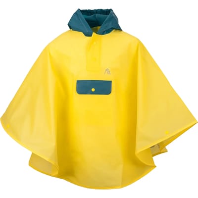 Ralka Regenponcho - Kinderen - Geel - Maat 116/128 - Met Capuchon - 100% EVA