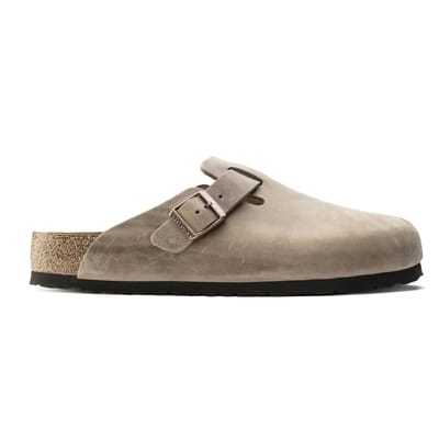 Birkenstock - Boston Bruin Smal Voetbed Unisex Instapper - Maat 37