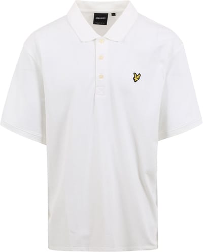 Lyle and Scott Plussize Polo Wit - Maat 4XL - Heren