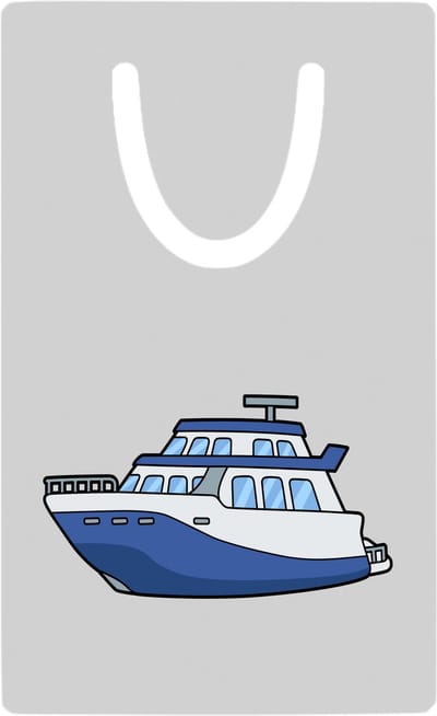 Hacebo® - yacht metalen boekenlegger - Boten - Schippers - Boot - yachten - kapitein Bladwijzer boekenleggers - 7.6 cm x 5cm