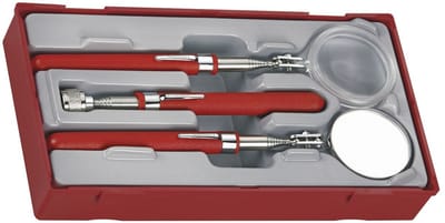 Telescopische Inspectieset TT1 tray magneet 12mm spiegel 55mm 3 delig Teng Tools