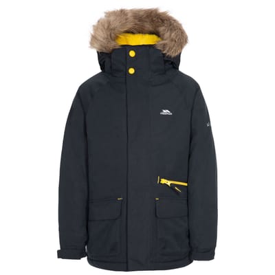 Trespass Kinderen/Kinderen opgetogen Parka (Zwart)