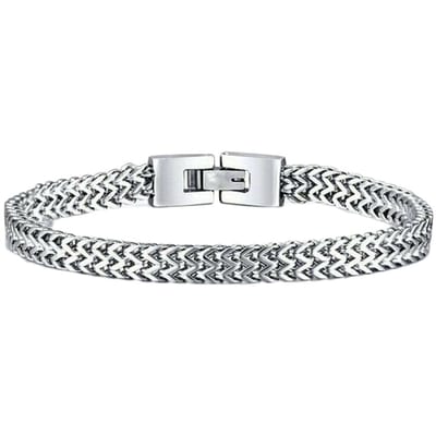 Rhylane – Bali Armband – Staal In Kleur Zilver – 21 cm