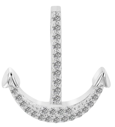 AKZENT Akzent dames hanger "Zuri" aus 925 Sterlingzilver, gerhodineerd, duurzaam