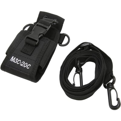 Walkie Talkie Houder Lichtgewicht Draagbaar Universeel Nylon Radio Etui Pouch voor 2-weg Radio MSC 20B