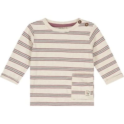 Prénatal baby shirt Soft Beige Melange 56 heren
