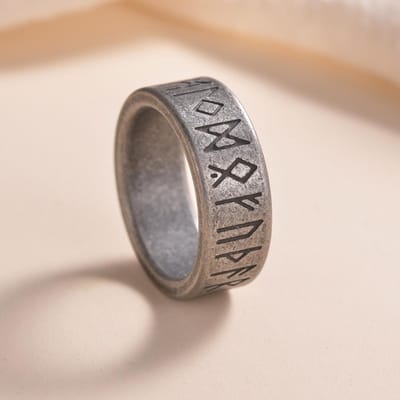 Vintage Viking Runen Ring Roestvrij Staal Scandinavische Odin Viking Ringen Voor Mannen Vrouwen Retro Amulet Mode Sieraden Cadeau Nooit Verkleurend 7