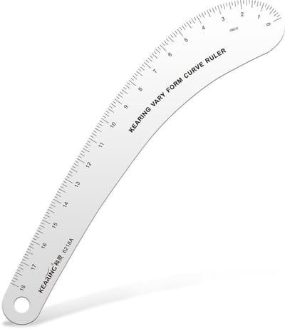 Franse Curve Liniaal 18 inch voor Naaien en Ontwerp