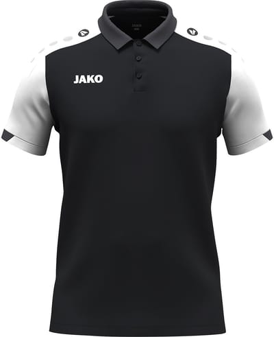 Jako Dynamic Polo Heren - Zwart / Wit / Antraciet | Maat: 4XL