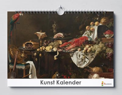 Schilderijen verjaardagskalender 35x24cm | Wandkalender | Kalender | Verjaardagskalender Volwassenen