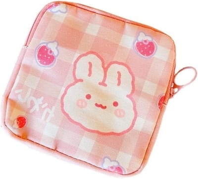 Opbergtas Maandverband - Intieme Hygiëne Tas - Privacy Beschermen - Grote Capaciteit - 12x12 cm - Kleurrijk