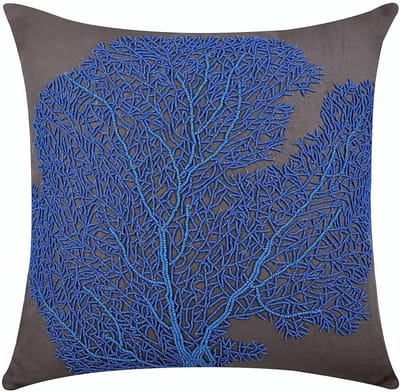 Decoratieve Kussensloop Strandstijl Oceaan Theorie 45 x 45 cm Katoen Linnen