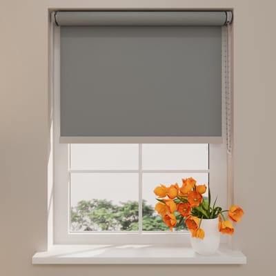 Rolgordijn Easy Soft - Verduisterend - Light Grey - 60 x 190
