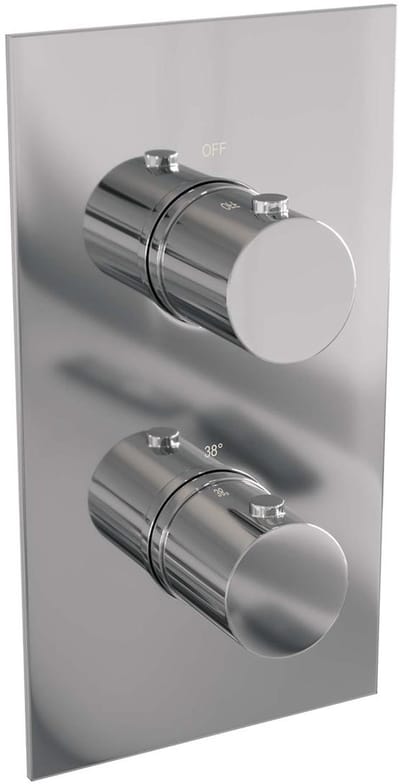 Brauer Chrome Edition - 3 Weg - Inbouwthermostaat - In/afbouwdelen - Chroom