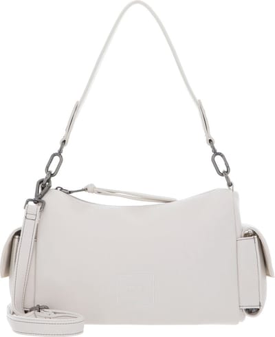 FREDsBRUDER Leren Schoudertas Bestie Pocket Shoulderbag Oat Beige Crème