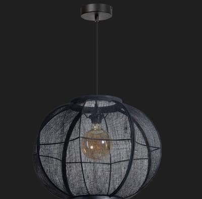 ETH Fabric Hanglamp black 48cm