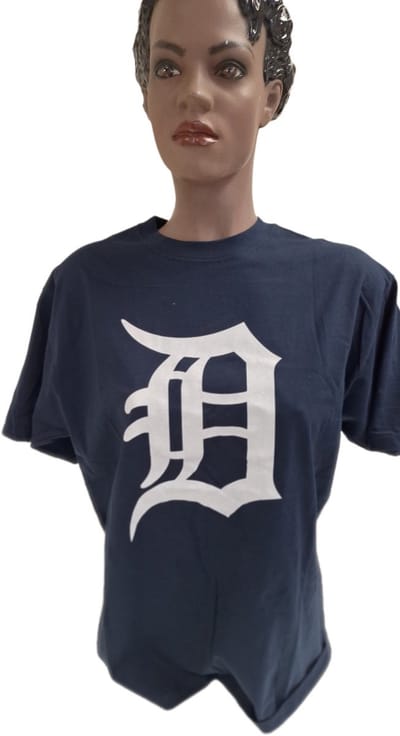 DETROIT TIGERS - T-SHIRT-NAVY- M