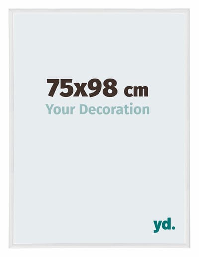 Your Decoration - Puzzellijst 75x98 cm - Wit Hoogglans - Puzzellijst 1500-2000 stukjes - Kunststof Fotolijst - Annecy