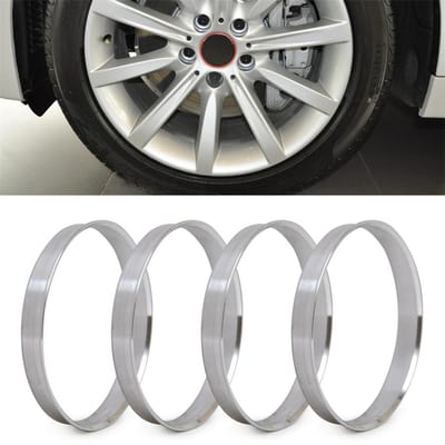 4 stks/set Voor BMW Wielnaaf Centric Ringen 74.1mm tot 72.6mm Center Ring Aluminium