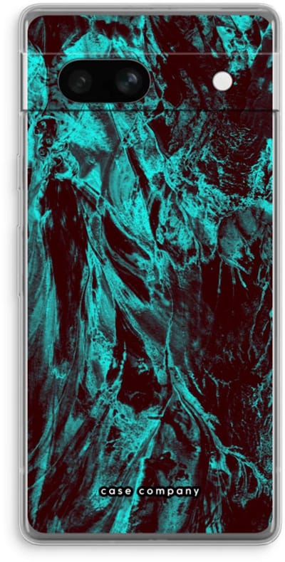 Case Company® - Hoesje geschikt voor Google Pixel 7A hoesje - Ice Age - Soft Cover Telefoonhoesje - Bescherming aan alle Kanten en Schermrand