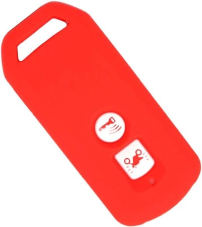 Siliconen Sleutelcover voor Motorfietsen met 2 Knoppen - Geschikt voor Honda PCX 150, X-ADV, SH125, Scoopy en Forza 125/300 - Bescherming en Stijl in Rood