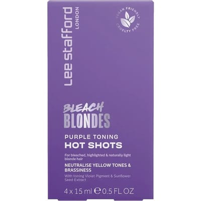 Lee Stafford Bleach Blondes Purple Toning Ice Purple Toning Cool Shots Lotion