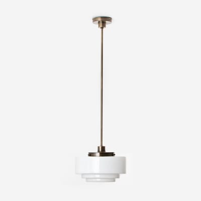 Hanglamp Getrapt Ø 30 20's Brons - Art Deco Trade