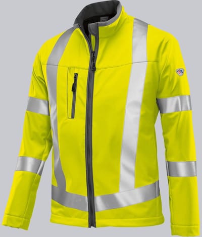 BP® SOFTSHELL JACK MET HOGE ZICHTBAARHEID Werkjas reflecterend
