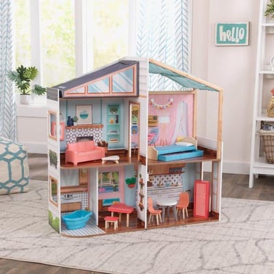 KidKraft Designed By Me™ Magnetisch Poppenhuis – Creatief & Educatief Speelhuis voor Kinderen