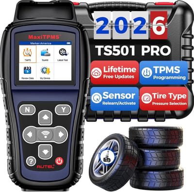 TPMS Programmeertool - Bandenspanningsmeter - Diagnose Bandenspanning - Activeert 99% Sensoren - 10 x 8 x 2 cm