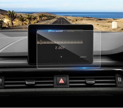 Navigatiescherm Bescherming voor Audi A4 A5 2016-2019 en Q5 2017-2020, 9H Krasbestendige Tempered Glass Screen Protector voor 7 Inch GPS Schermen