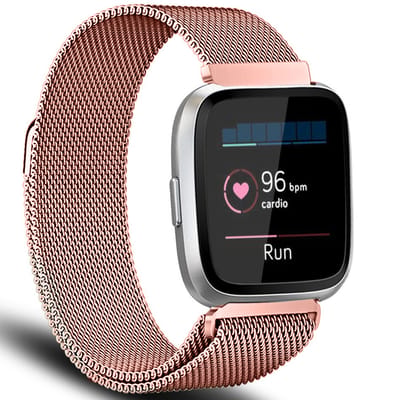 imoshion Milanees Watch bandje voor de Fitbit Versa 2 / Versa Lite - Rosé Goud