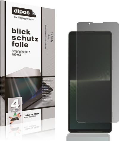 dipos – Matte Privacy Screenprotector geschikt voor Sony Xperia 1 V | Anti-Spy Beschermfolie