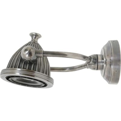 KS Verlichting Wandlamp Benton Antiek Zilver