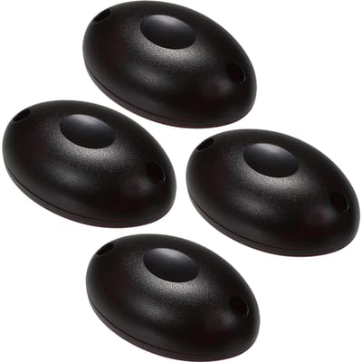 2 Paires de ABO 20 Capteur Infrarouge Actif Photoélectrique Imperméable à Faisceau Unique Détecteur de Barrière pour Portail Porte Fenêtre noir