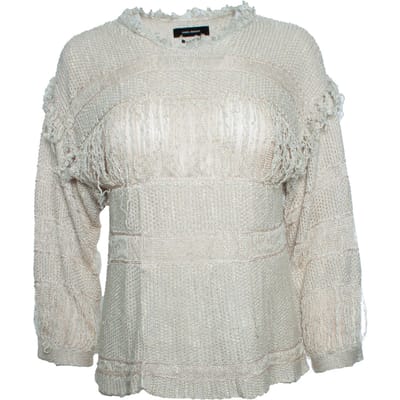 Isabel Marant, fringed gebreide top
