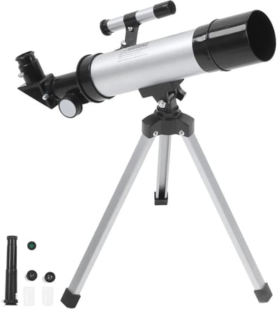 Dailygoods- Telescoop 50mm Diafragma - HD Vergroting 360mm - Refractor - Statief - Draagbaar - Voor Astronomie en Vogels Kijken - Kindertelescoop