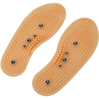 Chaussures Coussinets de Confort Magnétothérapie Aimant Soins de Santé Semelles de Massage des Pieds (3540(CN))