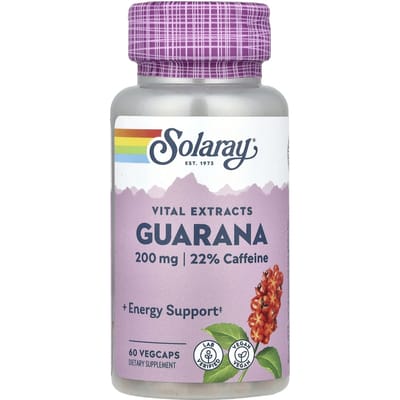 Guarana-zaadextract, 200 mg, 60 vegetarische capsules