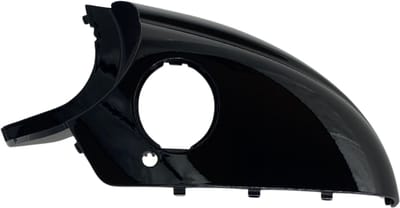BILMAX Vervangende Linker buitenspiegelkap onderkant voor Land Rover Range Rover Evoque L538, L551 | Discovery Sport L550 | Jaguar E-Pace X540 F-Pace X761, glanzend zwart - Piano Black (bestuurderszijde)
