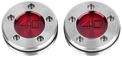Dailygoods- Puttergewichten 40g - 2 Stuks - Rubberen Ringen - Slijtvast Metaal - Afdichting - Hoogwaardige Aftermarket - Golfgewichten