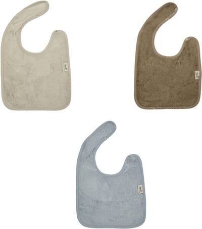 BEAU by Bo Timboo Slabben 26x38cm set van 3 - Extra zacht - Feather Grey/Moon Blue/Jungle Green